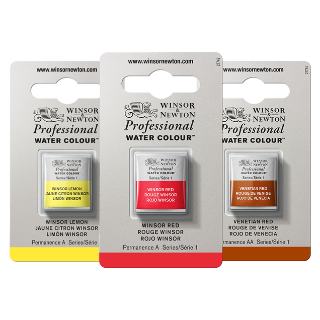 Winsor & Newton Professional Watercolor Half Pans Winsor & Newton Professional Watercolor Half Pans