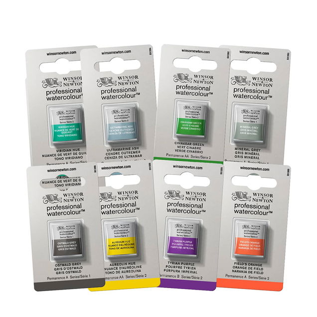 Winsor & Newton Professional Watercolor Half Pans Winsor & Newton Professional Watercolor Half Pans
