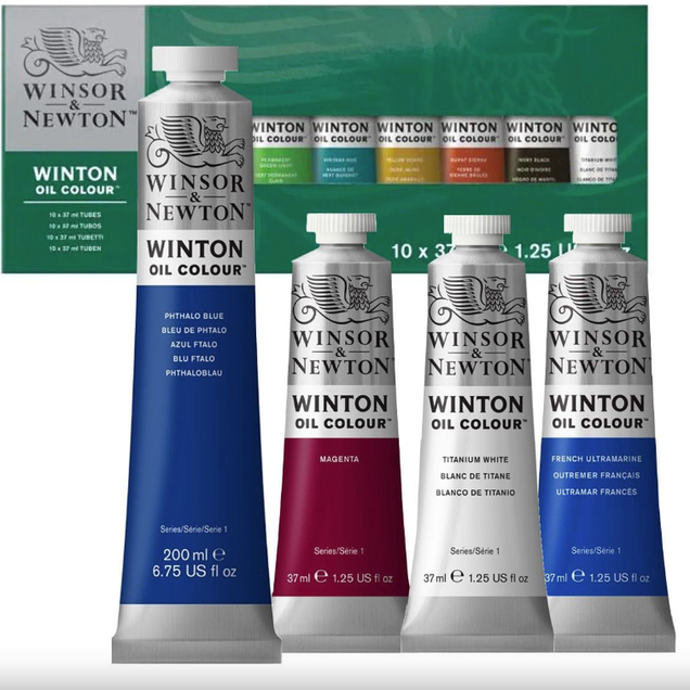 Winsor Newton Winton Oil Color 37ml Starter Set of 10 Winsor Newton Winton Oil Color 37ml Starter Set of 10