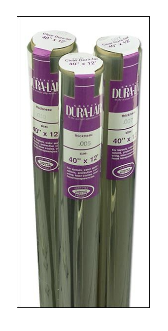 GrafixDura-Lar Overlay Sheeting Roll .005 40"x12 Feet