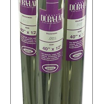 GrafixDura-Lar Overlay Sheeting Roll .005 40"x12 Feet GrafixDura-Lar Overlay Sheeting Roll .005 40"x12 Feet