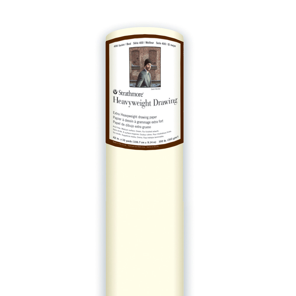 Strathmore 400 Series Heavyweight Drawing Paper Roll 42"x10 Yards