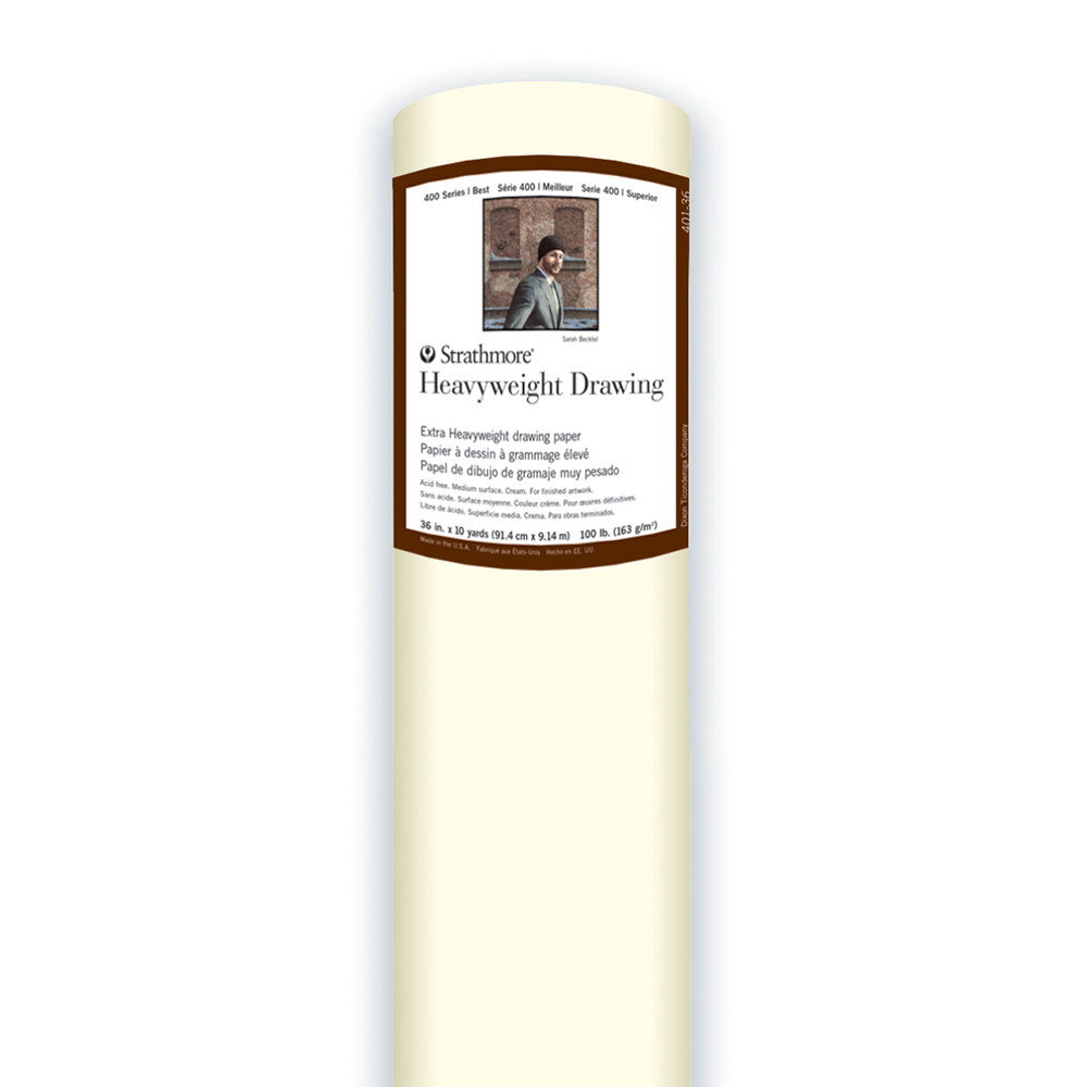 Strathmore 400 Series Heavyweight Drawing Paper Roll 36"x10 Yards