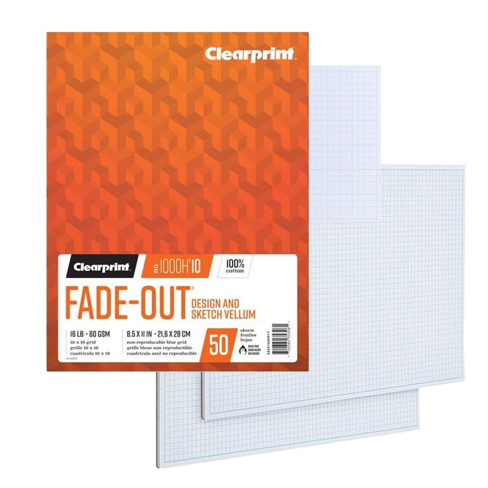 Clearprint 1000H Design Vellum Sheets, Pads & Rolls