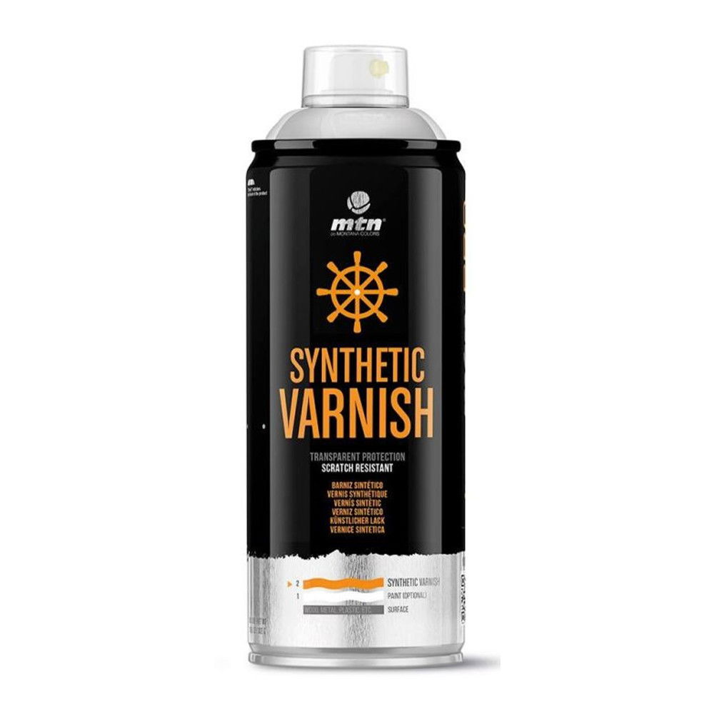Montana Colors MT 94 Spray Paint Varnish Spray Synthetic Satin 400ml Can - (1000082143)