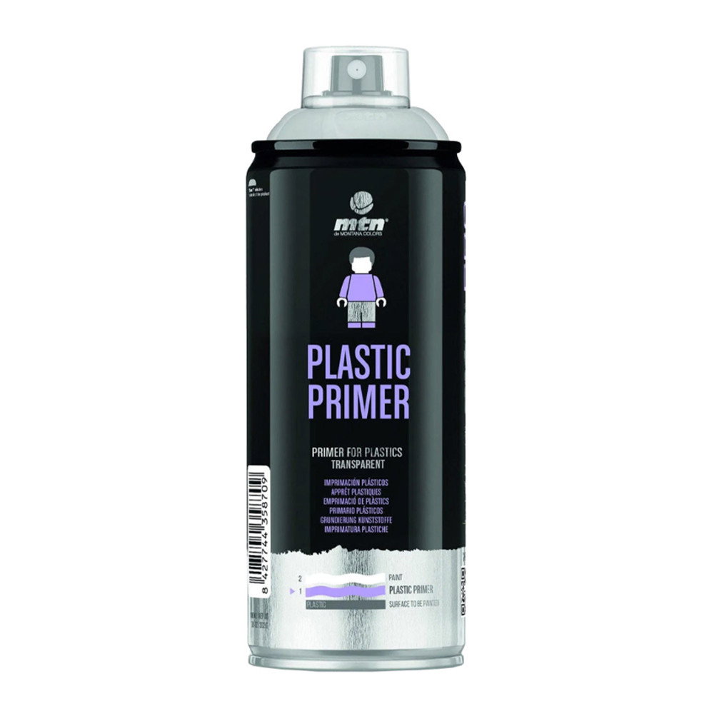Montana Colors MT PRO Spray Paint Primer Plastic 400ml Can - (1000082148)