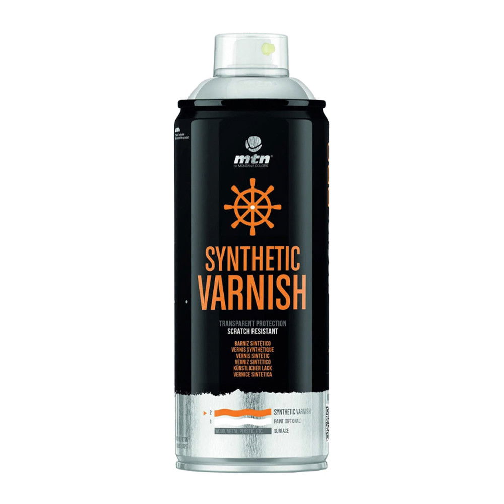 Montana Colors MT PRO Spray Paint Varnish Spray Synthetic Matt 400ml Can - (1000082144)