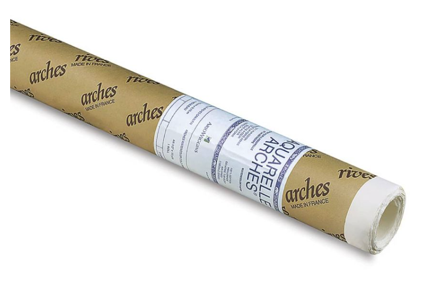 Arches Watercolor Roll 140 lb. Cold Press Natural White 44.5 in. x 10 yd