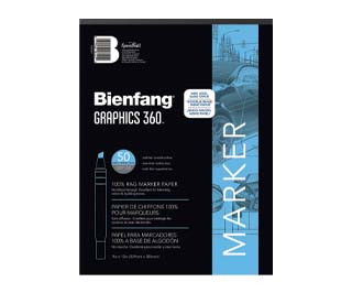 Bienfang 360 Graphics Paper Pad 9x12 (50 Sheets)