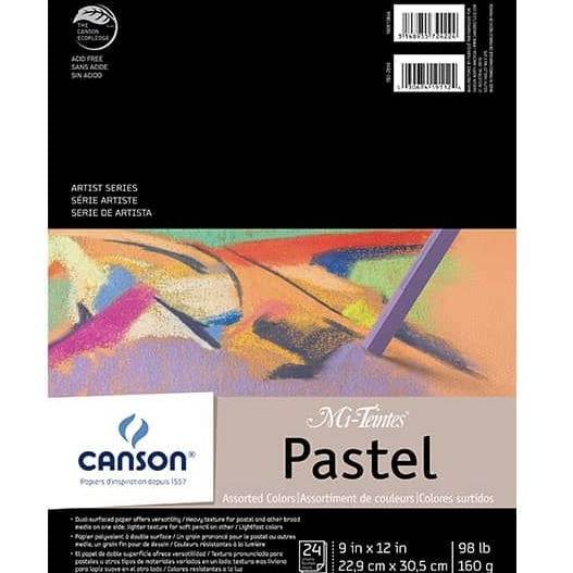Canson Mi-Teintes Pastel Pad 9x12 Assorted Colors Canson Mi-Teintes Pastel Pad 9x12 Assorted Colors