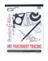 Borden & Riley Parchment Tracing Paper Pad #41 11x14 (50 Sheets)