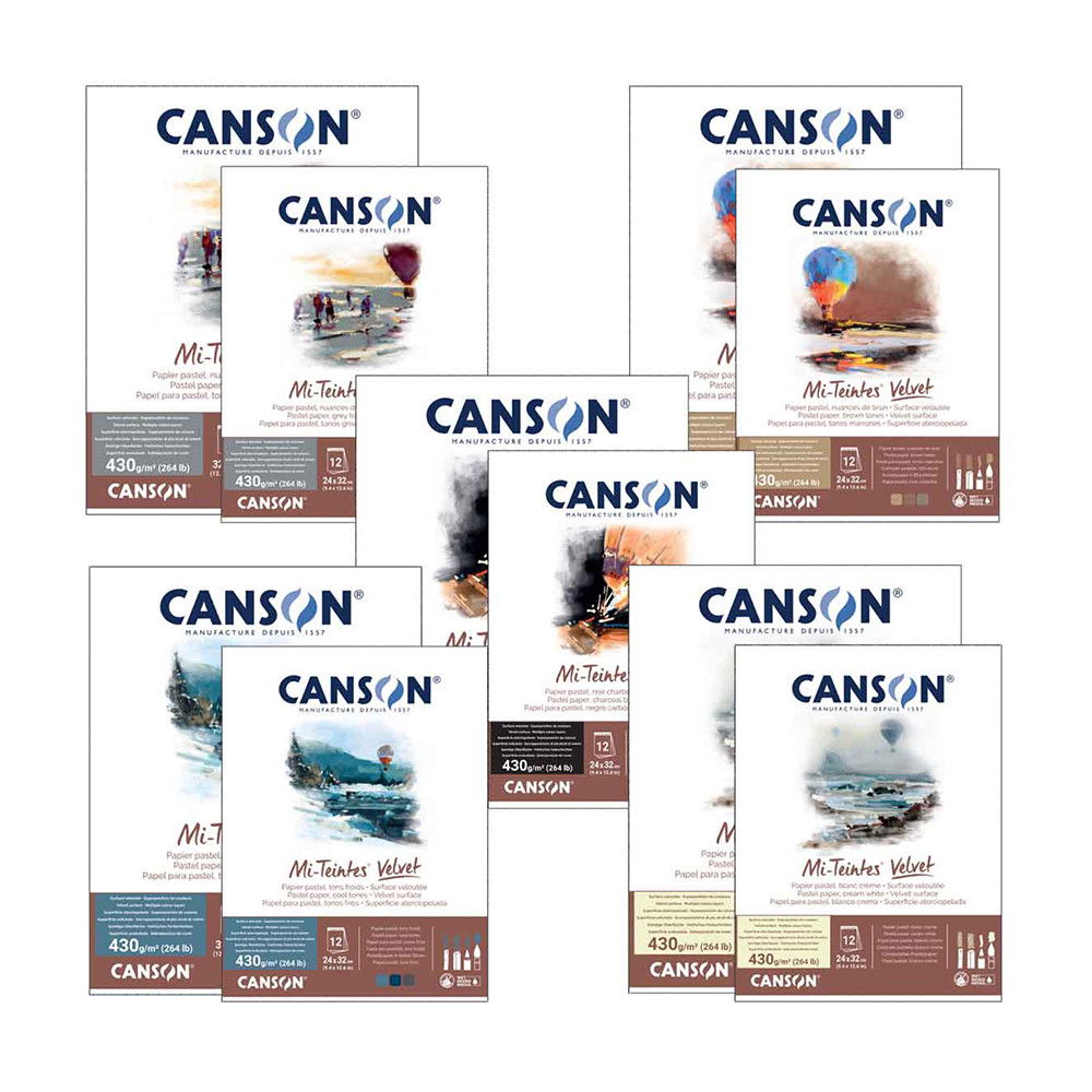 Canson Mi-Teintes Velvet Paper Pad