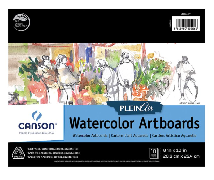 Canson Plein Air Watercolor Pad 8x10in