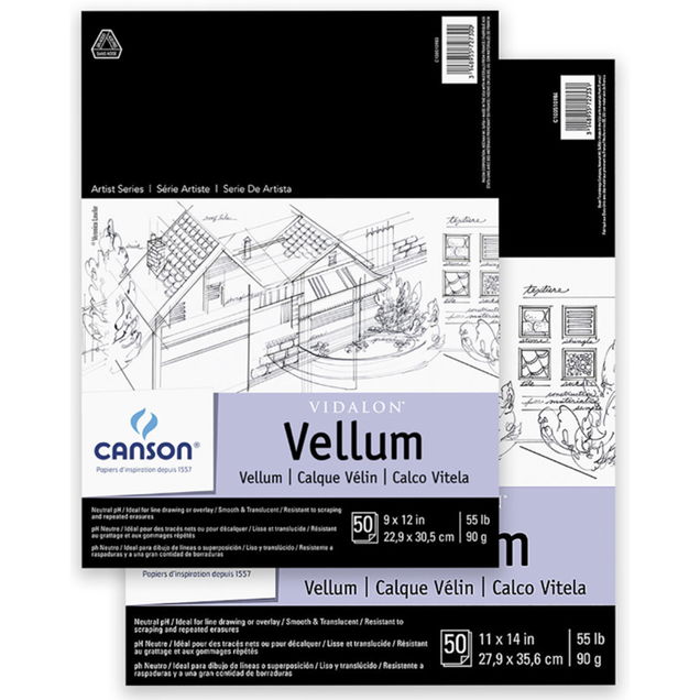 Canson Vidalon Vellum Tracing Pads Canson Vidalon Vellum Tracing Pads
