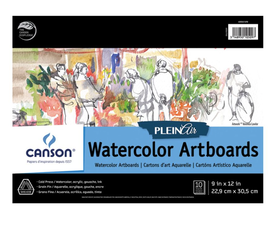 Canson Plein Air Watercolor Pad 9x12in