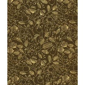 Floral Berry Espresso Paper 20X30 in.