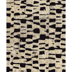 Henge Black & Natural Batik Paper 20X30 in.