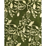 Olive Leaves & Vines Batik Paper 20X30 in.