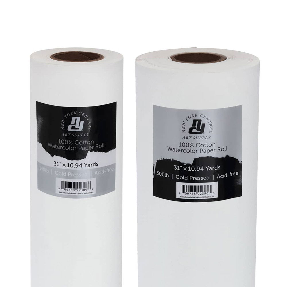 New York Central Watercolor Paper Rolls