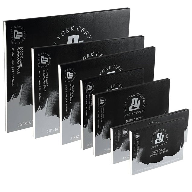 New York Central Watercolor Paper Blocks New York Central Watercolor Paper Blocks