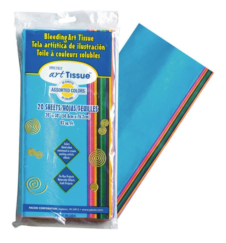 Pacon Tissue Paper 20"x30" Assorted Colors 20 Pack