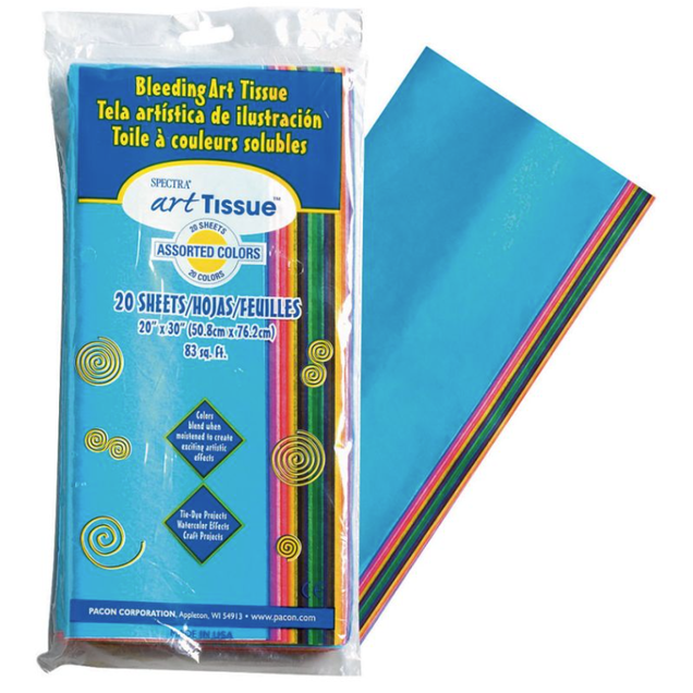 Pacon Tissue Paper 20"x30" Assorted Colors 20 Pack Pacon Tissue Paper 20"x30" Assorted Colors 20 Pack