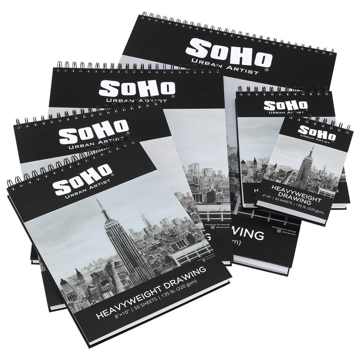 SoHo 135lb. Heavy Weight Drawing Paper Pads