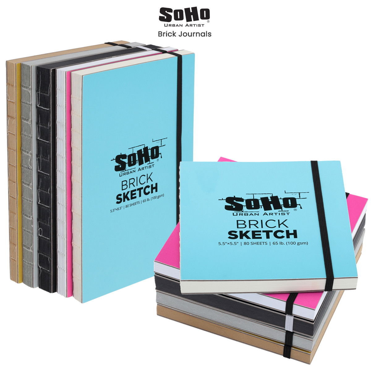 SoHo Brick Paper Journals