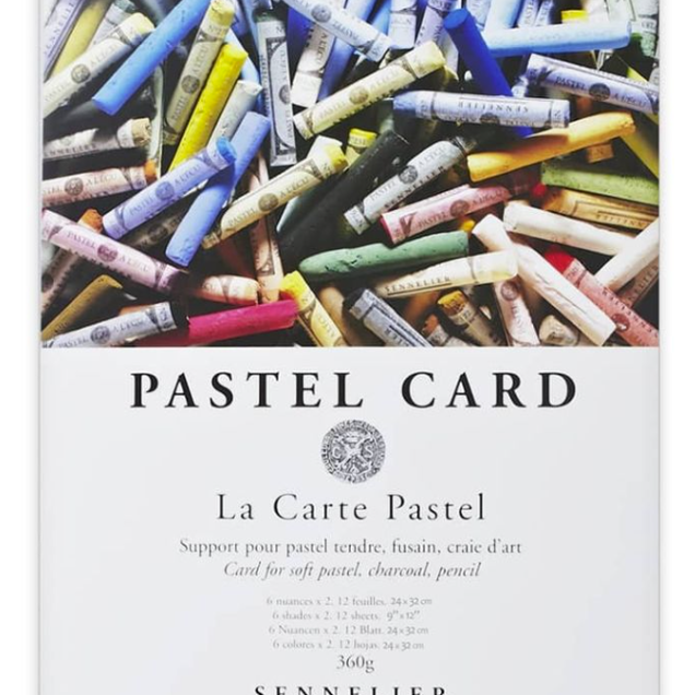 Sennelier La Carte Pastel Paper Pad 9x12 (12 Sheets) Sennelier La Carte Pastel Paper Pad 9x12 (12 Sheets)