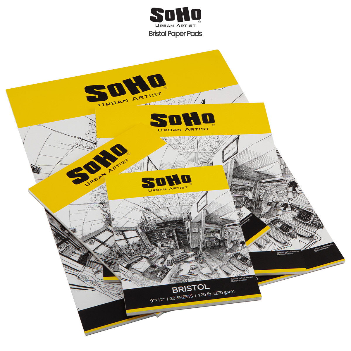 SoHo Bristol Paper Pads
