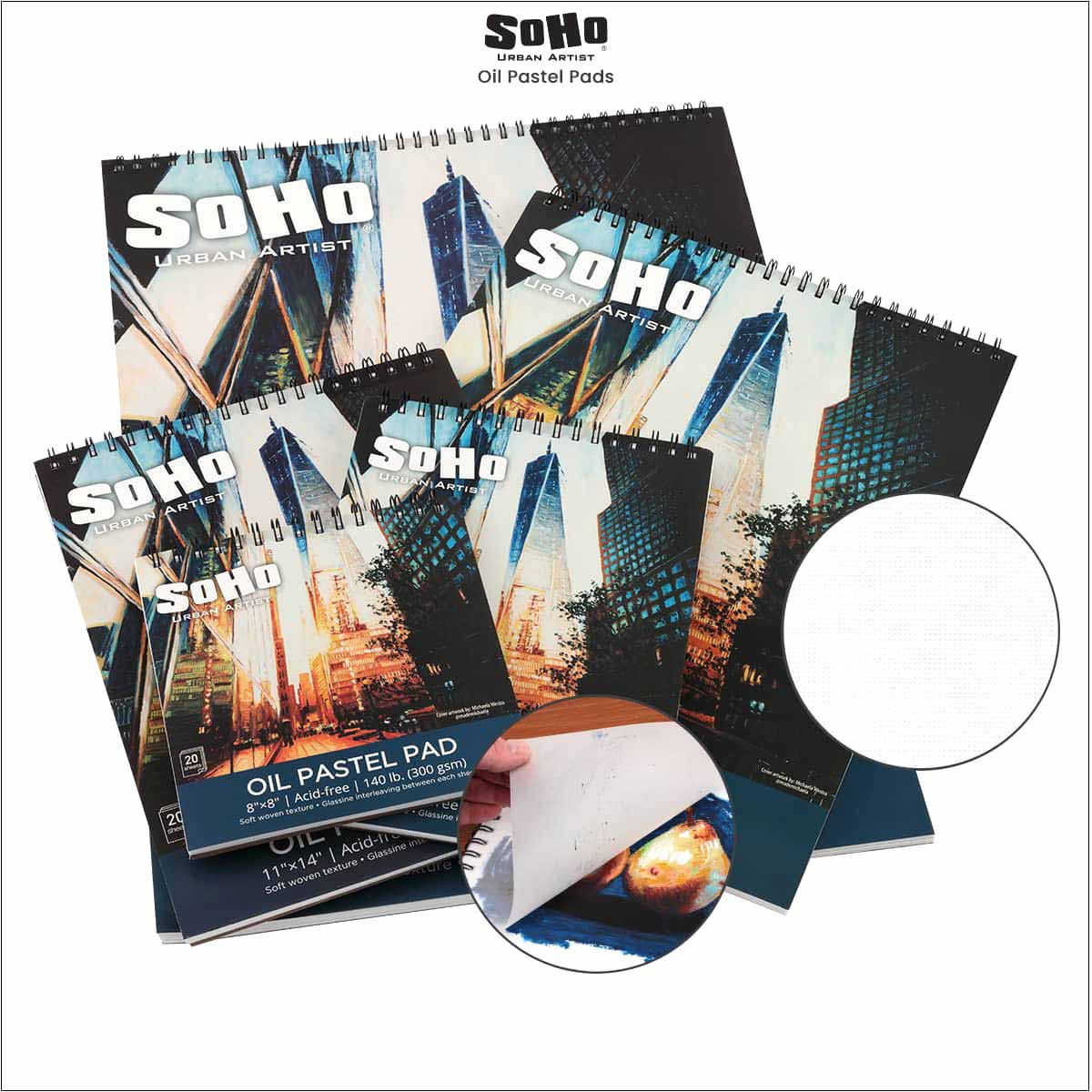 SoHo Oil Pastel Paper Pads