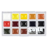 SoHo Semi-Moist Watercolor Whole Pan Color Set of 15