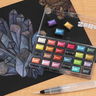 SoHo Semi-Moist Watercolor Half Pan Metallic Set of 24 SoHo Semi-Moist Watercolor Half Pan Metallic Set of 24