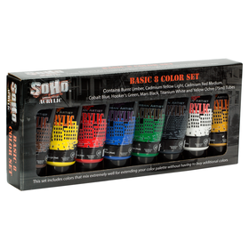 SoHo Urban Artist Acrylic 75mL Basic Set of (8)
