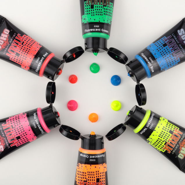 SoHo Urban Acrylic 75mL Fluorescent Set of (6) SoHo Urban Acrylic 75mL Fluorescent Set of (6)