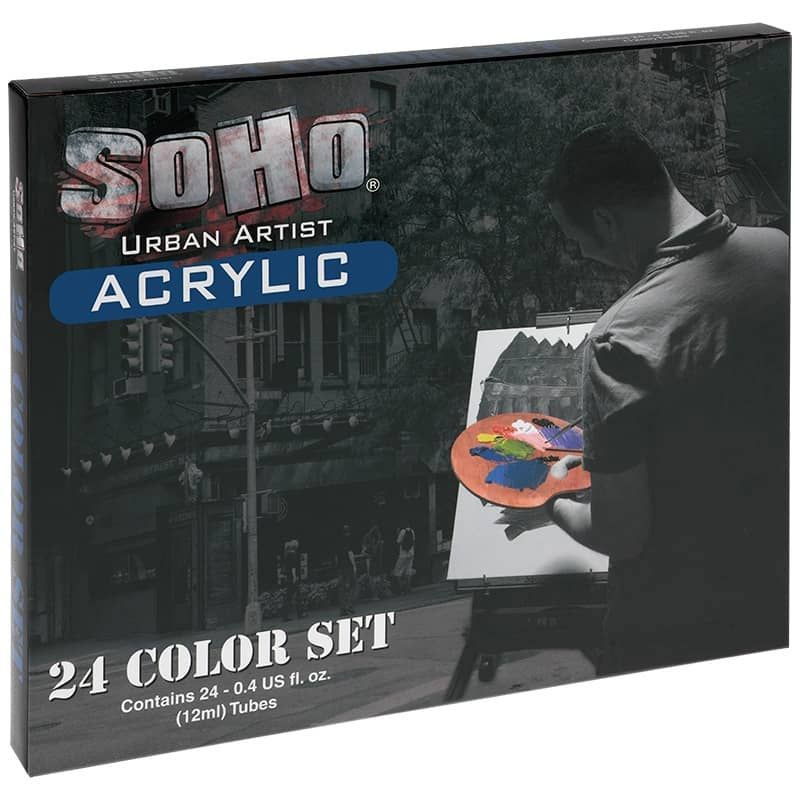 SoHo Urban Artist Acrylic 12mL Value Set of (24) - (89973)