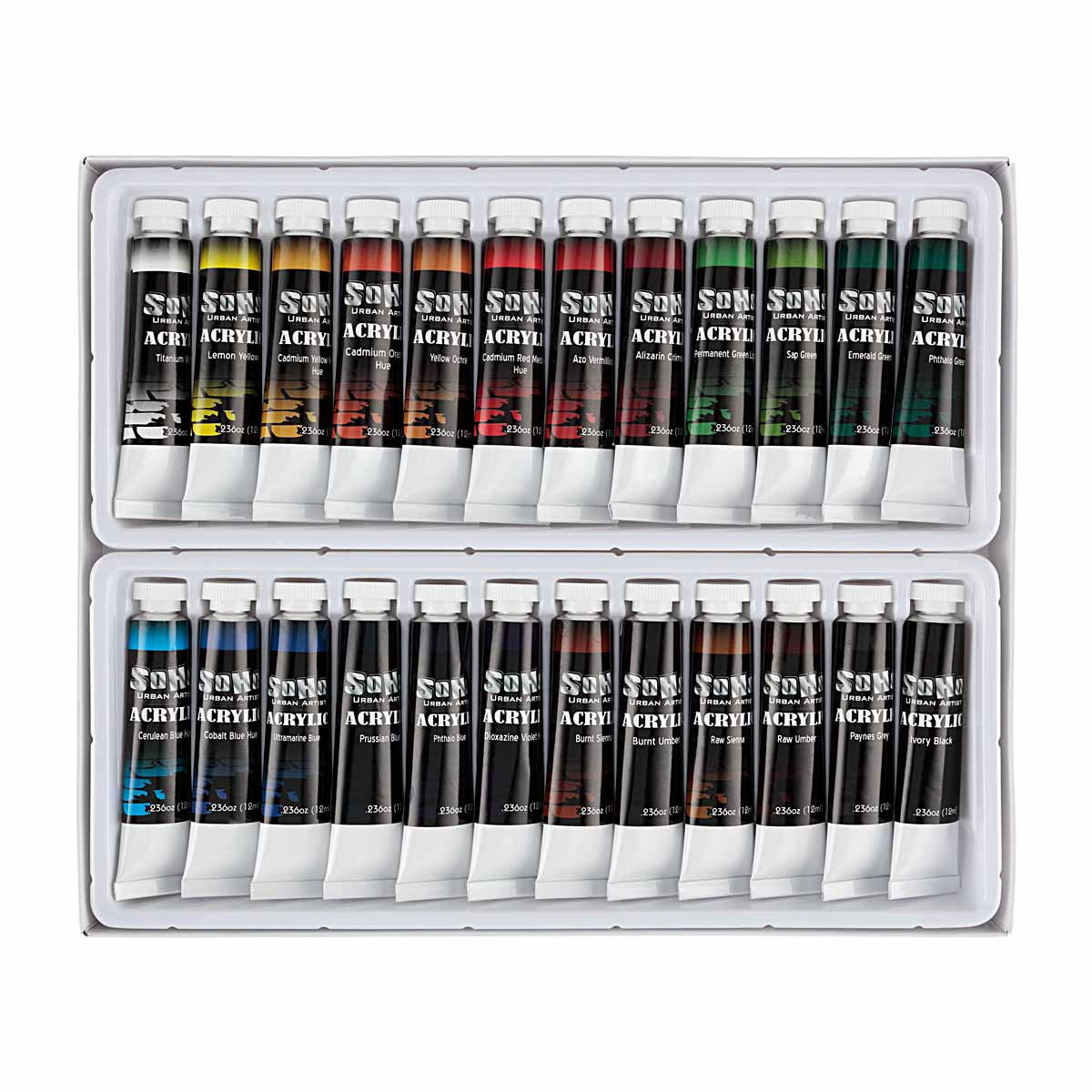 SoHo Urban Artist Acrylic 12mL Value Set of (24) - (89973)