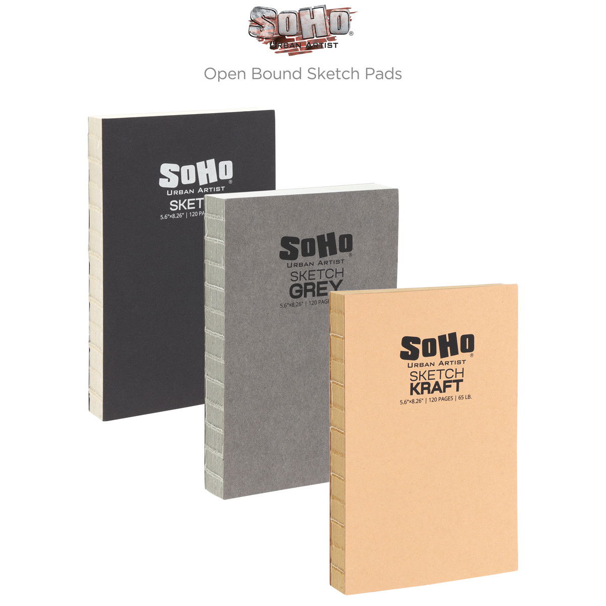 SoHo Open Bound Sketch Pads
