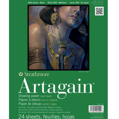 Strathmore 400 Series Artagain 60 lb. Drawing 9"x12" Pad 24 Sheets Strathmore 400 Series Artagain 60 lb. Drawing 9"x12" Pad 24 Sheets