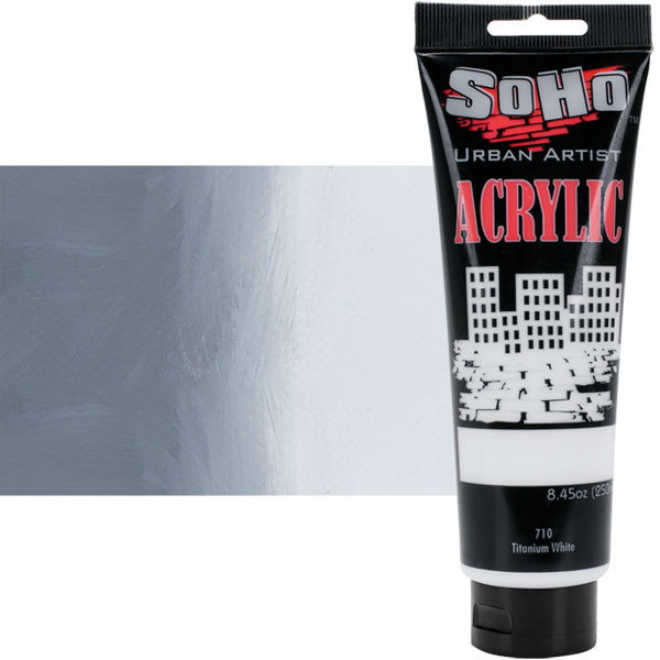SoHo Urban Artist Acrylic Titanium White 250ml Tube - (84320)