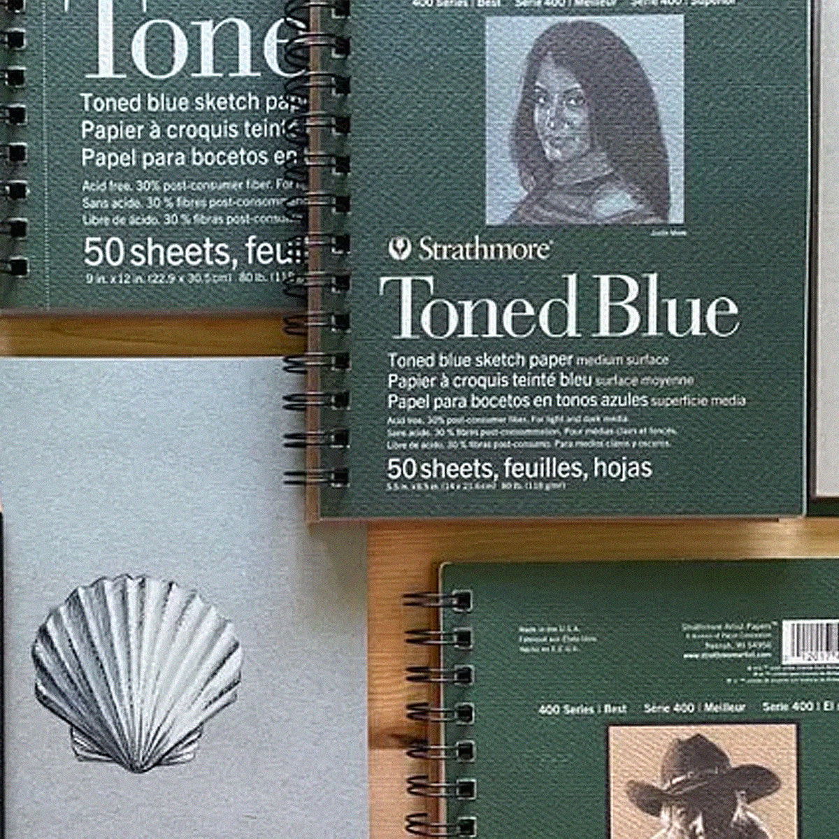 Strathmore 400 Series Toned Blue Mixed Media Pads