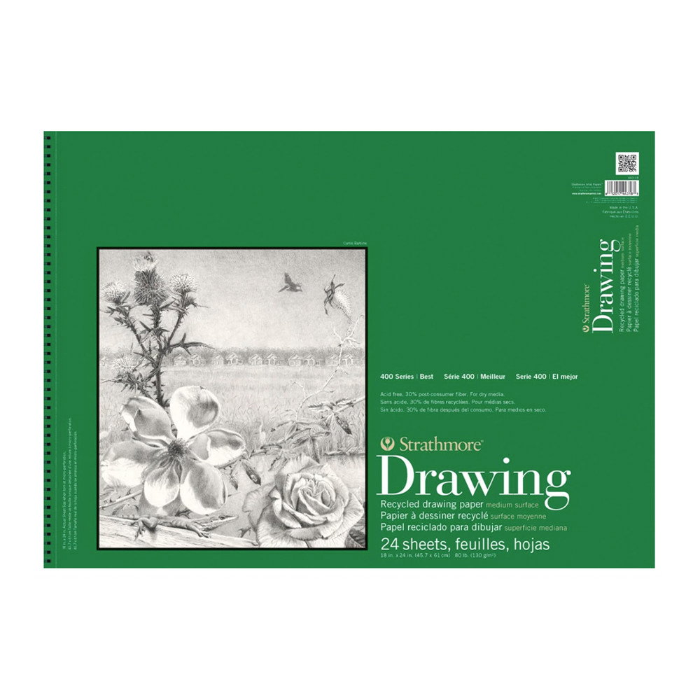 Strathmore 400 Series Premium Recycled Drawing Paper 19x24