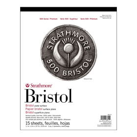 Strathmore 500 Series Bristol Plate Pad - 11"x14"