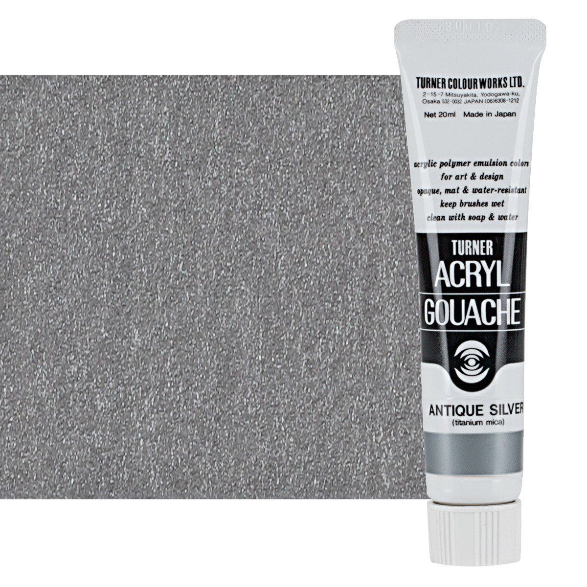 Turner Acryl Gouache Antique Silver 20ml Tube - (73480)