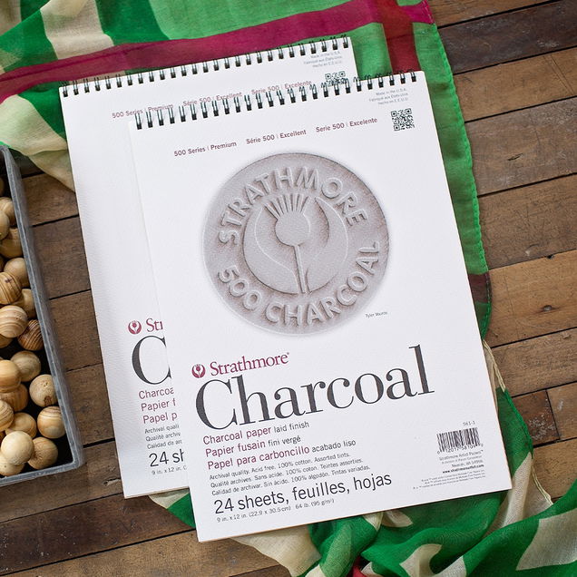 Strathmore 500 Series Charcoal Paper Pads Strathmore 500 Series Charcoal Paper Pads