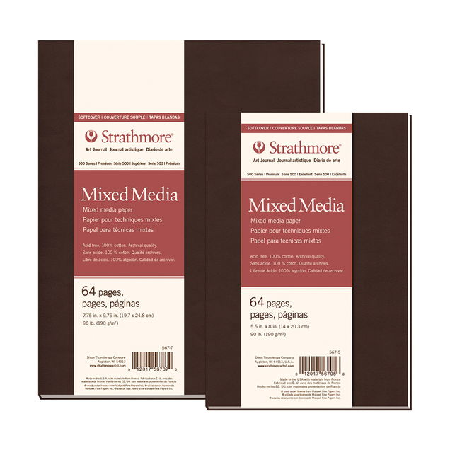 Strathmore 500 Series Soft Bound Mixed Media Pads Strathmore 500 Series Soft Bound Mixed Media Pads