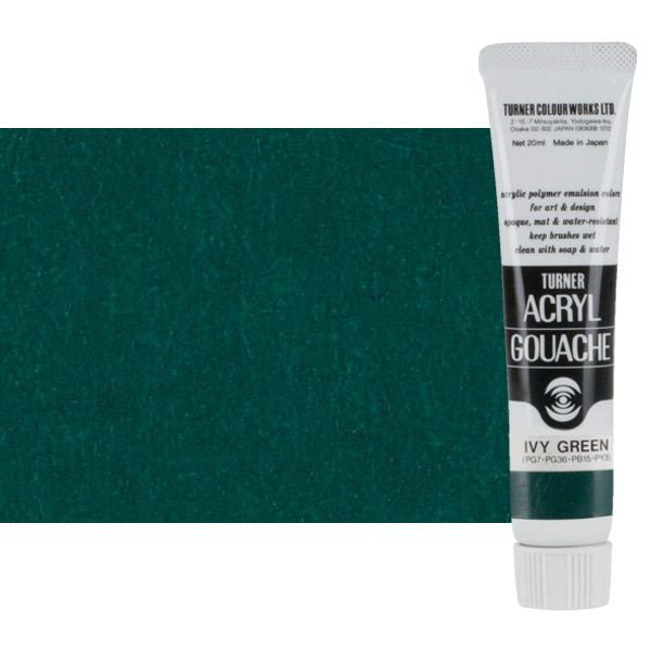 Turner Acryl Gouache Ivy Green 20ml Tube - (73516)