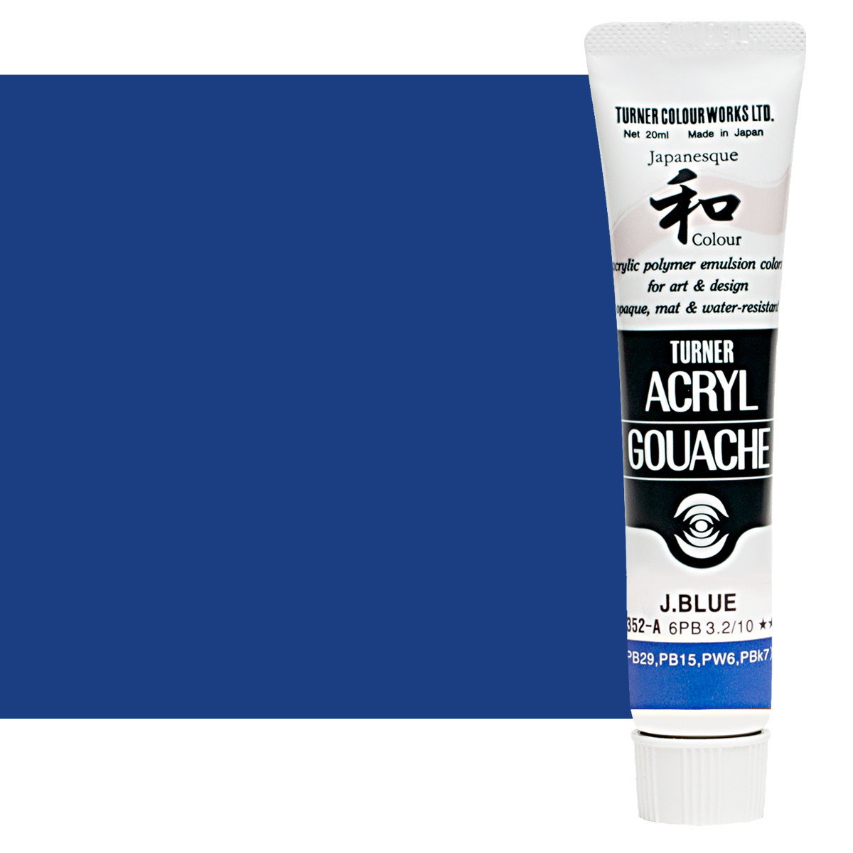 Turner Acryl Gouache Japanesque Blue 20ml Tube - (73523)