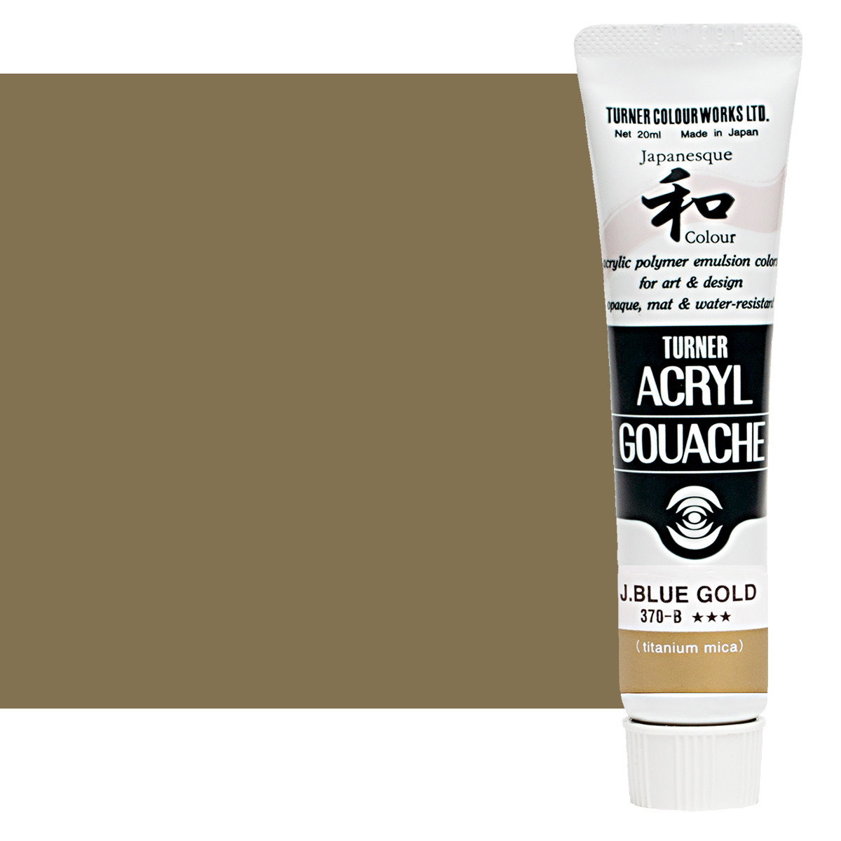 Turner Acryl Gouache Japanesque Blue Gold 20ml Tube - (73525)
