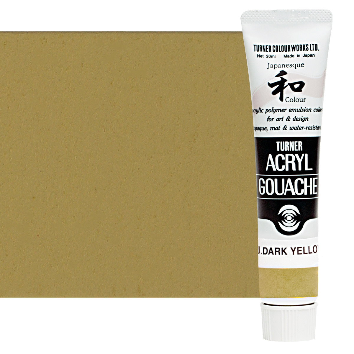 Turner Acryl Gouache Japanesque Dark Yellow 20ml Tube - (200001593)